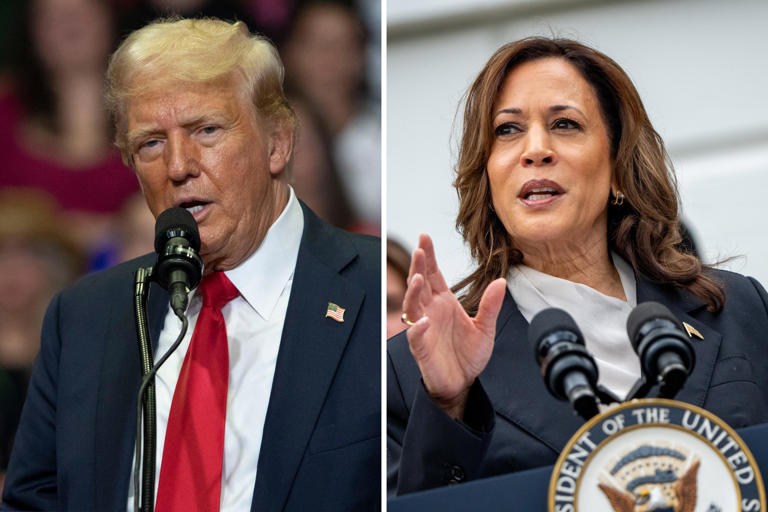 Kamala Harris Narrowly Trails Donald Trump In Post-Biden Exit Polls