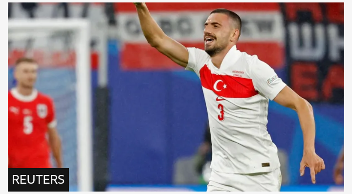 Turkey Defender Merih Demiral Handed Two-Match Ban For Ultra-Nationalist Salute