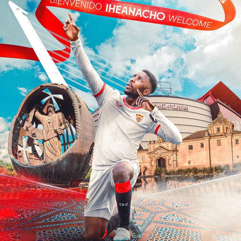 Kelechi Iheanacho Joins Sevilla On Two-Year Deal