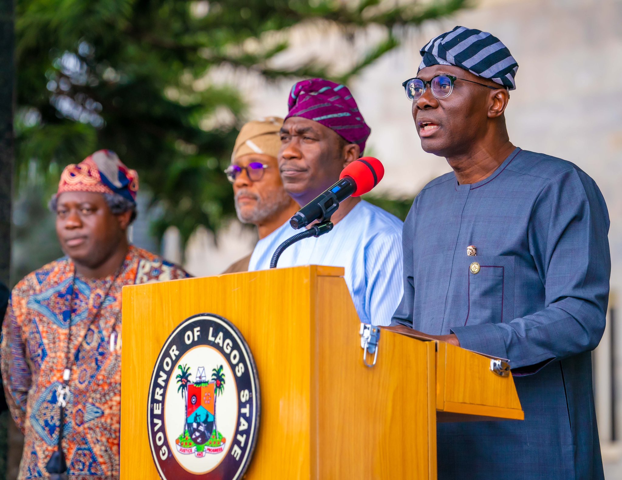 Governor Sanwo-Olu Urges Peaceful Resolution Amidst Protests, Highlights Government Efforts