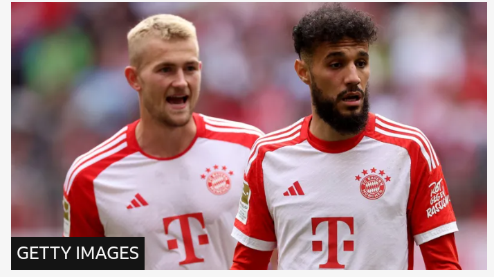 Manchester United Closing In On Bayern Munich Duo Matthijs de Ligt And Noussair Mazraoui