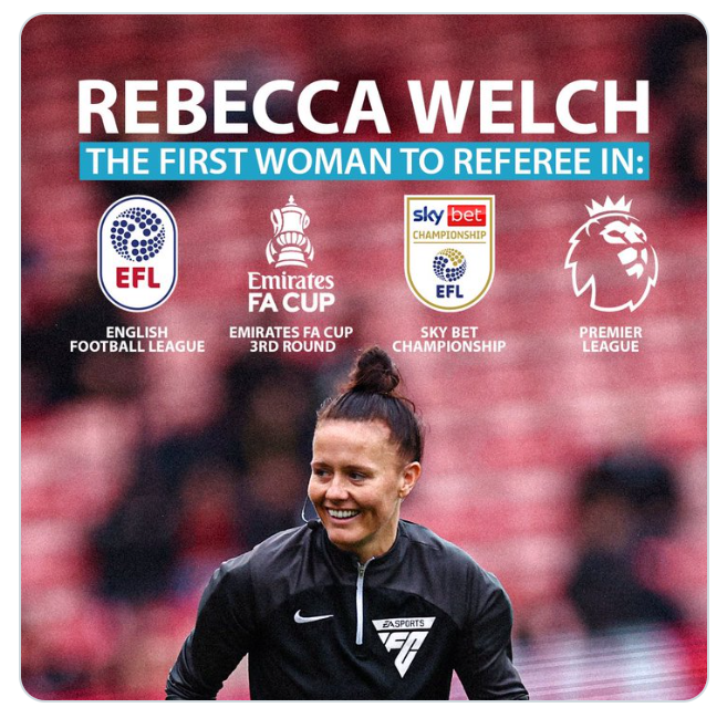 Premier League’s First Female Referee Rebecca Welch Announces Retirement, To Take Up Managerial Role