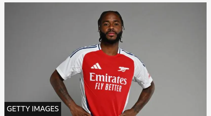 Transfer: Raheem Sterling Joins Arsenal On Deadline Day Loan