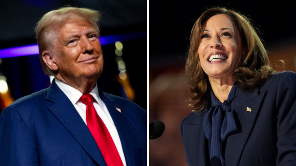 Trump And Harris Face Off In High-stakes Presidential Debate