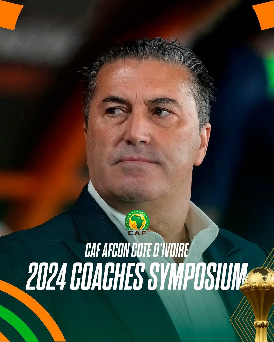 Former Super Eagles Coach Jose Peseiro Attends CAF Coaches Symposium In Abidjan