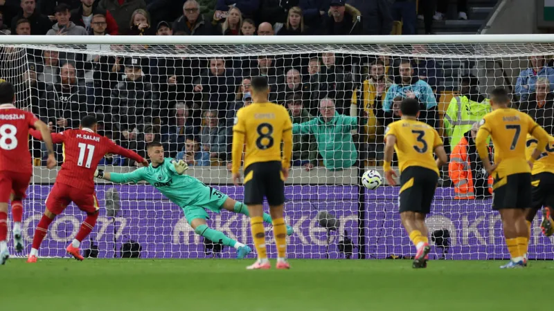 Salah’s Penalty Sends Liverpool Back To The Top As Winless Wolves Struggle