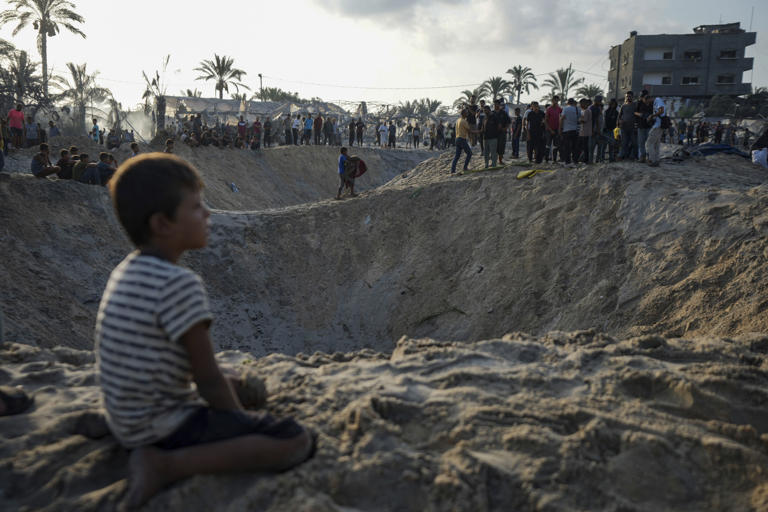 Israeli Airstrike On Gaza Humanitarian Zone Kills 19