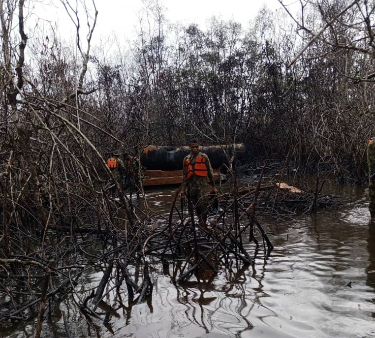 Army Destroys 115 Illegal Refineries, Arrests 22 Suspects In Rivers And Bayelsa