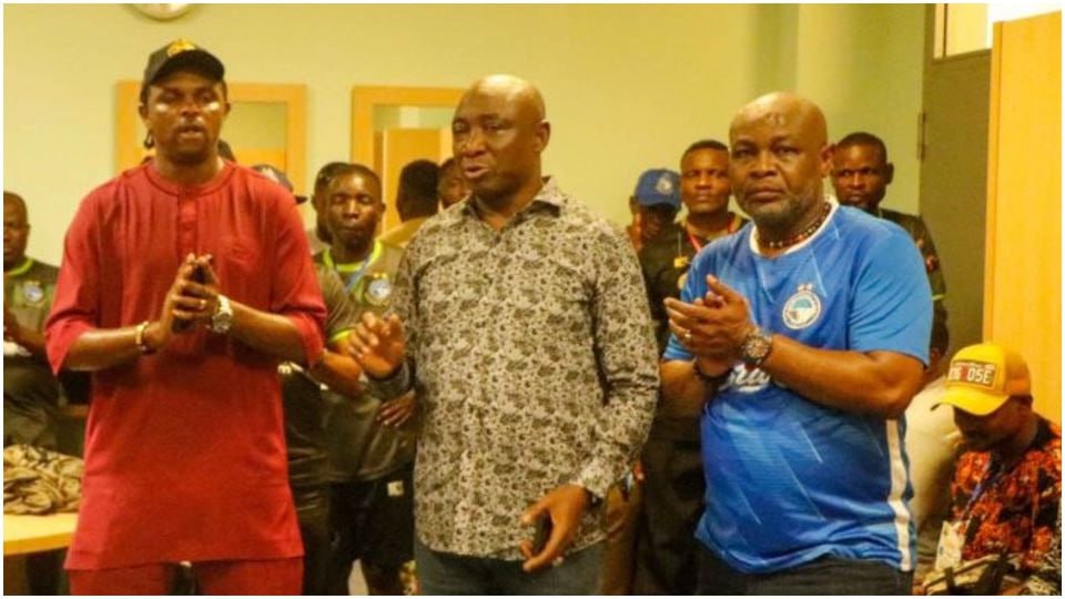 NFF President Urges Enyimba Players To Focus Beyond Finances After CAF Confederation Cup Qualification