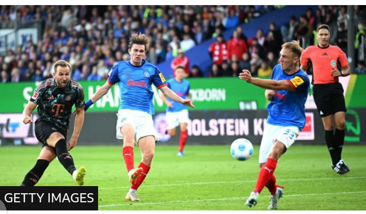 Bundesliga: Harry Kane’s Hat-trick Powers Bayern Munich To Emphatic Win Against Holstein Kel