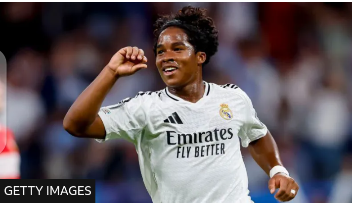 Endrick Becomes Real Madrid’s Youngest Champions League Scorer In Victory Over Stuttgart