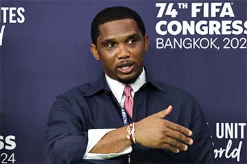 FIFA Bans Samuel Eto’o From Attending Cameroon Matches For Six Months