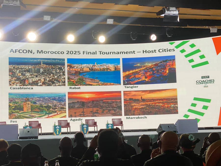CAF Unveils Host Cities For 2025 Africa Cup Of Nations In Morocco