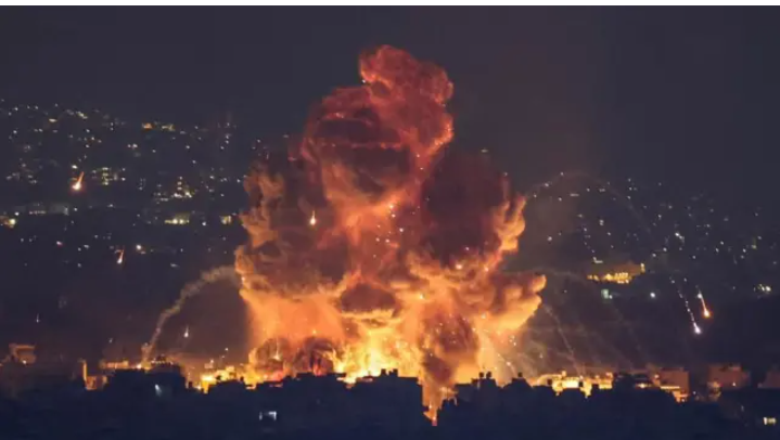 Israel Continues Strikes On Hezbollah In Beirut And Hamas In Gaza One Year On From October 7 Attack