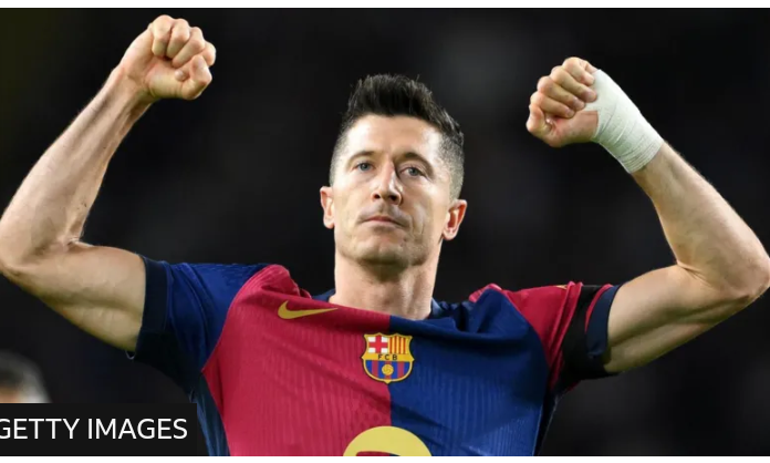 La Liga: Lewandowski’s Double Powers Barcelona To Victory Over Sevilla