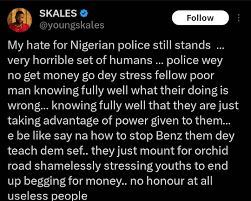 Skales Blasts Nigerian Police Over Excessive Checkpoints And Harassment