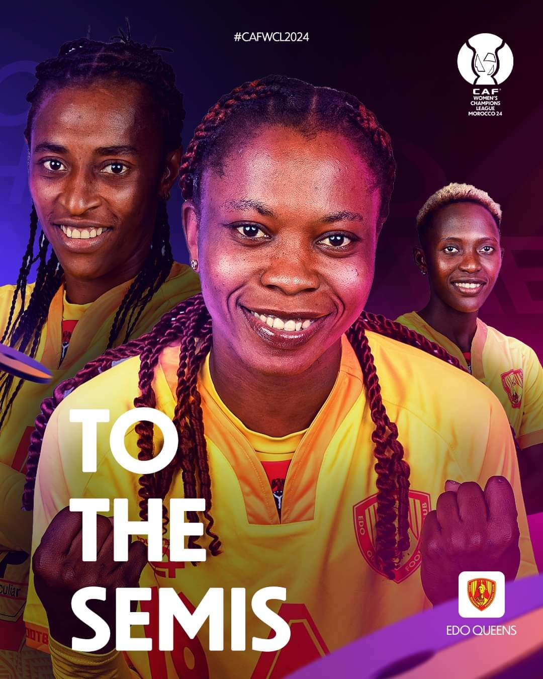 Edo Queens Target Historic CAF Women’s Champions League Final