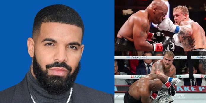 Drake Loses $355,000 Bet After Jake Paul Defeats Mike Tyson