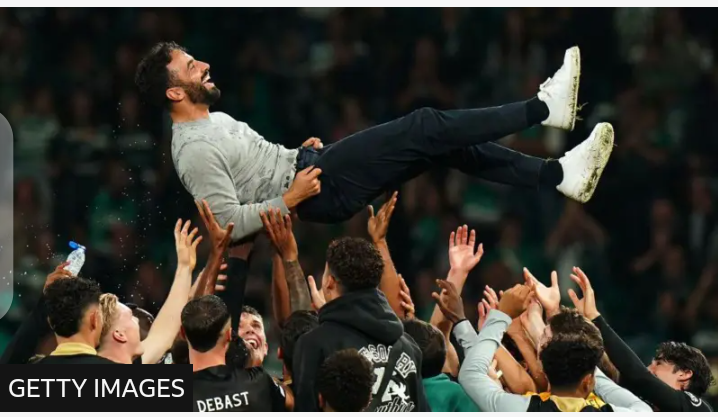 Ruben Amorim Bids Emotional Farewell To Sporting, Set For Manchester United Challenge
