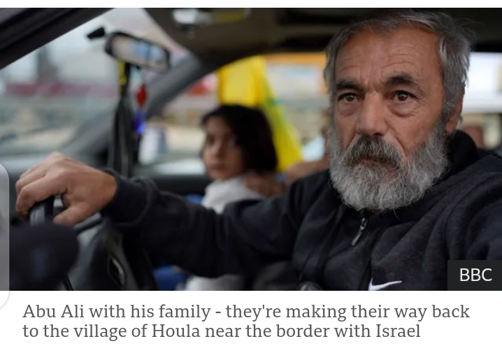 Displaced Lebanese Return Home As Ceasefire Holds