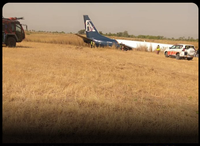 Tragedy Averted As Cargo Plane Skids Off Abuja Runway