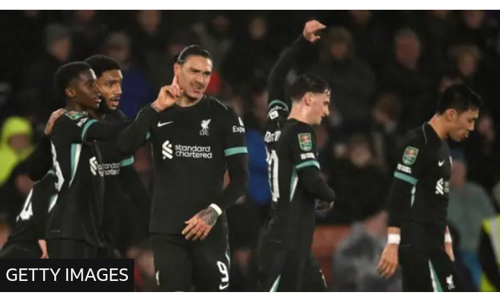 Darwin Nunez Shines As Liverpool Secure Carabao Cup Semi-Final Spot