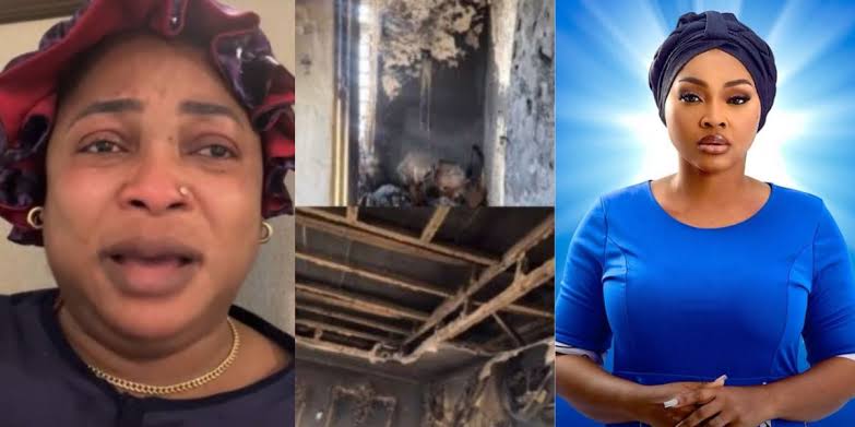 Kemi Afolabi Slams Trolls for Accusing Mercy Aigbe Of Staging Fire Incident