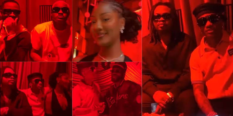 Wizkid Hosts Private Celebrity Feast As Olamide, 2baba, Tems Attend