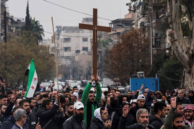 Protests Erupt Across Syria Following Burning Of Christmas Tree