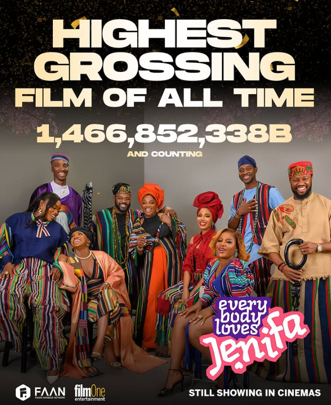 Funke Akindele’s Movie “Everybody Loves Jenifa” Breaks Record With N1.46bn