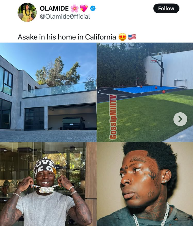 Singer Asake Trends As Photos and Videos Of His Rumoured House In US Emerge