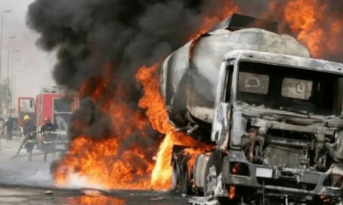 Petrol Tanker Explosion Sparks Chaos On Lagos-Ibadan Expressway