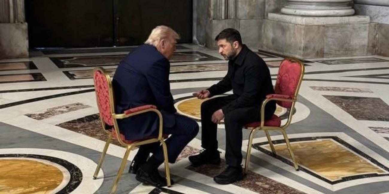 Trump And Zelensky Hold ‘Symbolic’ One-On-One Meeting Amid Rising Tensions