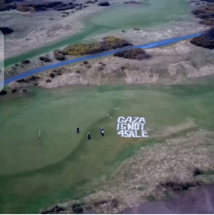 Trump Condemns Vandalism At Turnberry Golf Resort, Calls Suspects “Terrorists”