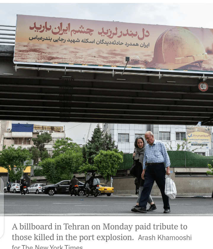 Iranian Authorities Continue Efforts To Identify Victims Of Deadly Port Explosion