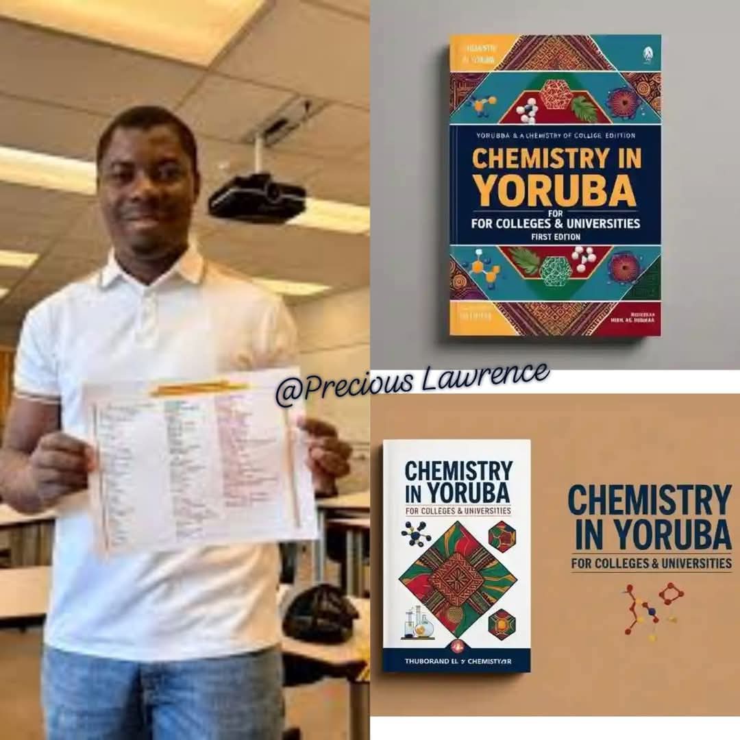 New Chemistry Textbook In Yoruba Launched For Colleges And Universities