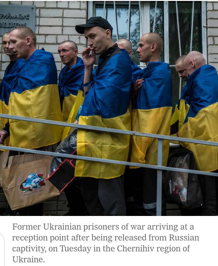 Ukrainian Families Reunite With Loved Ones In Emotional Prisoner Exchange