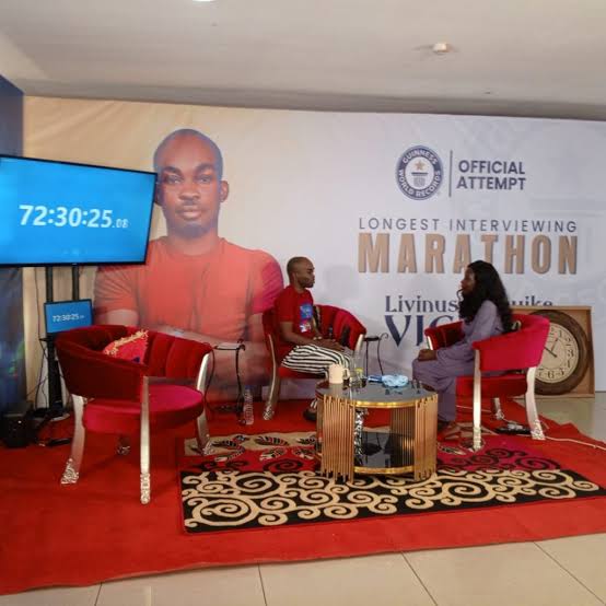 Nigerian Journalist Shatters Guinness World Record With 72-Hour Interview Marathon