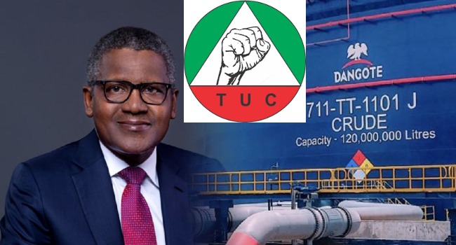 Dangote Refinery Lockout: TUC Demands Justice For Sacked Workers