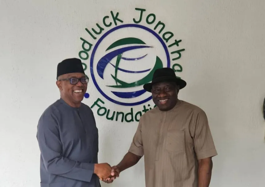 Peter Obi And Goodluck Jonathan Hold Closed-Door Meeting In Abuja