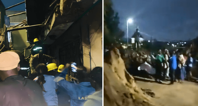 Building Collapse In Lagos Leaves Six Rescued, One Injured