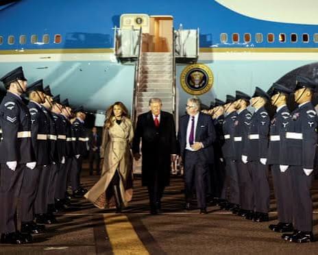 BREAKING: Trump Touches Down In UK For Landmark State Visit