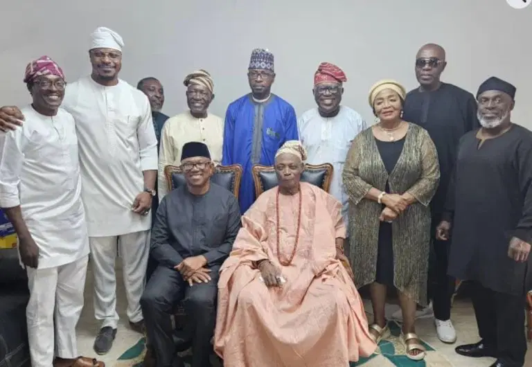 Peter Obi, Tanko, Rhodes Vivour Visit Obasanjo And Olubadan Call For Unity And Justice