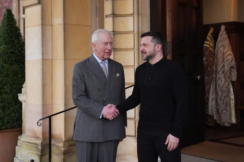 King Charles III Hosts Zelensky At Windsor Castle Amid Ukraine Conflict
