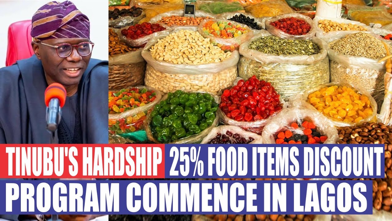 Lagos State Cuts Food Prices With 25% Subsidy To Support Families This Festive Season