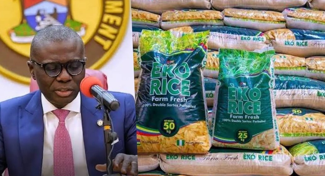 Sanwo-Olu Announces Lagos Rice At ₦57,000 For 50kg Bag
