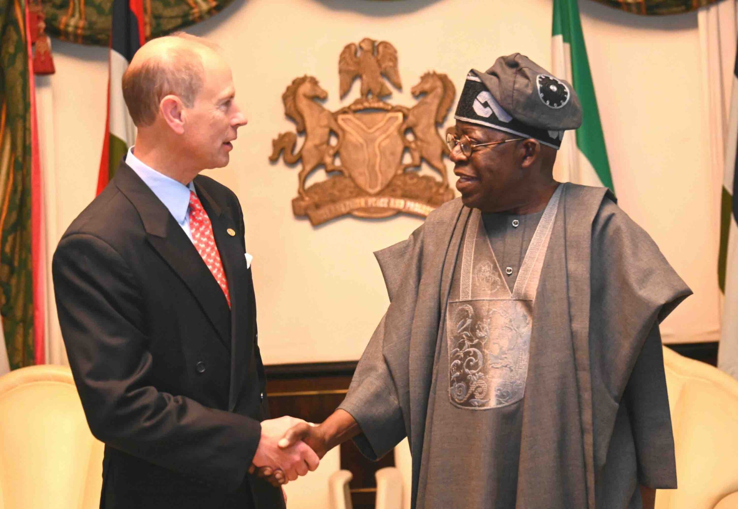 PHOTOS: “President Tinubu Tells Prince Edward That Nigerian Youths Will Gain From Economic Reforms”