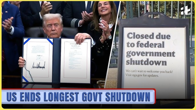 Trump Signs Bill To End Longest U.S. Government Shutdown In History