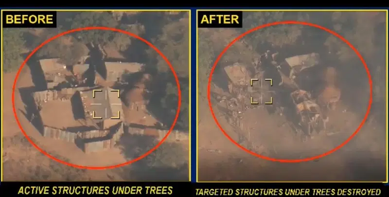 JUST IN: NAF Jets Hit Terrorist Strongholds In Sambisa Forest
