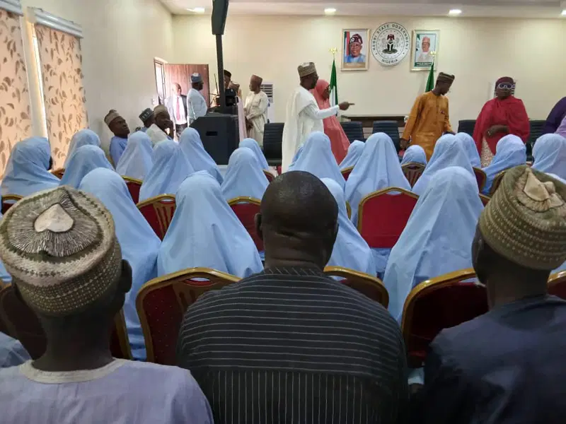 Commissioner Of Education Kebbi Hands Over 24 Rescued Maga Schoolgirls To First Lady